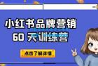     小红书品牌营销 60 天训练营第 6 期：GMV 2 亿级品牌老板都在学，教会你内容营销底层逻辑
