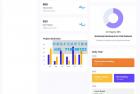     项目管理网站后台仪表板HTML5模板
