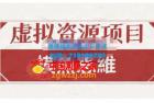     虚拟资源掘金课，虚拟资源的全套玩法
